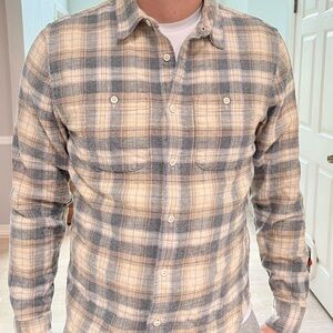 Slub Flannel Perfect Long-Sleeve Shirt